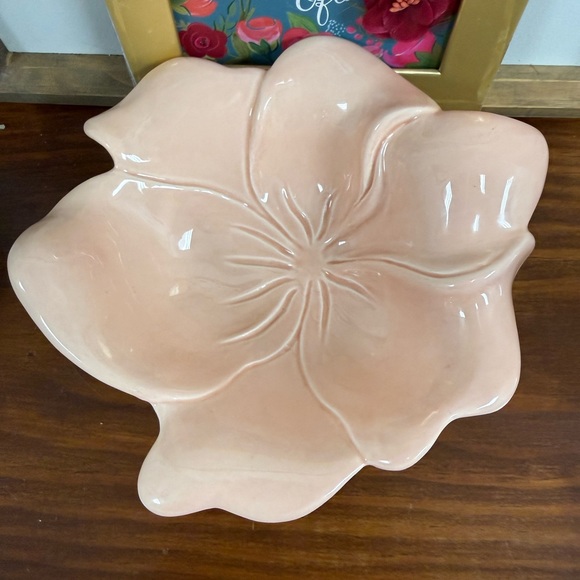 Victor Carranza Mikasa Floral Pink Flower-Shaped Ceramic Bowl Made in Japan - Picture 2 of 5